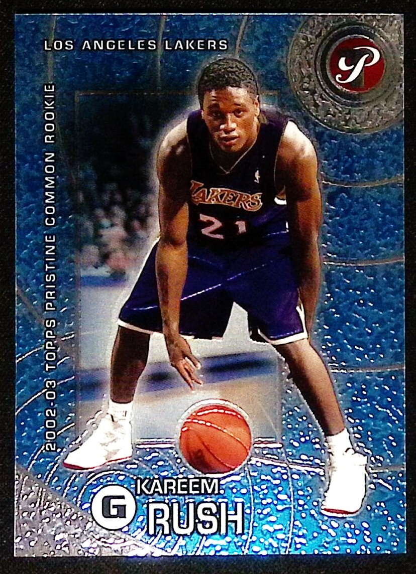 Kareem Rush - 2002 Topps Pristine #108 - RC - Lakers | eBay
