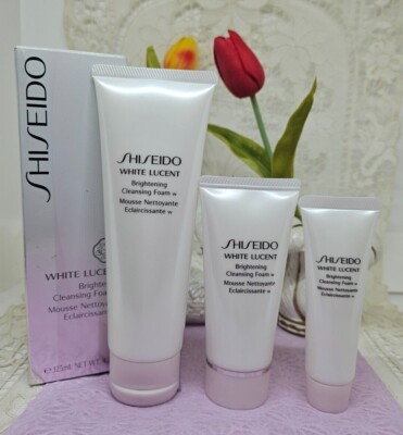 SHISEIDO White Lucent Brightening Cleansing Foam 1.1oz-4.7oz