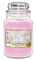 Yankee Candle Duftkerze Im Glas (Groß) Snowflake Kisses - Kerze Brenndauer 150 H