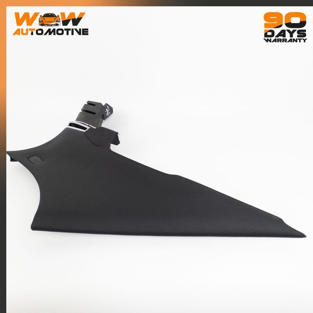 06-12 BENTLEY CONTINENTAL FLYING SPUR REAR LEFT D PILLAR TRIM COVER BLACK OEM
