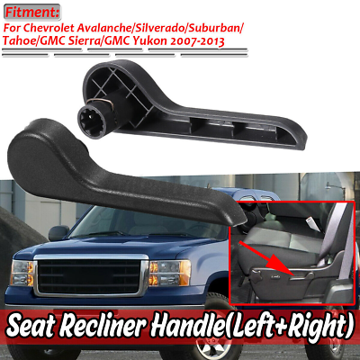 Details about   07-13 Seat Recliner Handle Lever Right Black Silverado 1500 2500 3500 & HD &Clip 