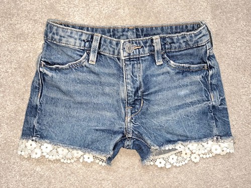 Girls 4-5 Years Denim Shorts. Adjustable Waist