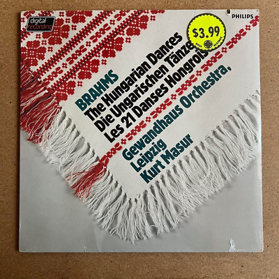 Johannes Brahms - Kurt Masur   Die Ungarischen Tänze - Vinyl LP - SEALED