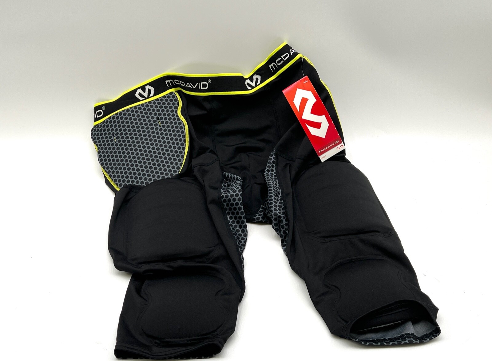 McDavid Rival Integrated 5 Pad Hard Shell Football Girdle Black Size Medium for sale online eBay