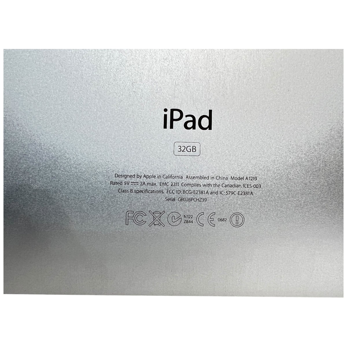 Apple iPad 1st Gen. 32GB, Wi-Fi, 9.7