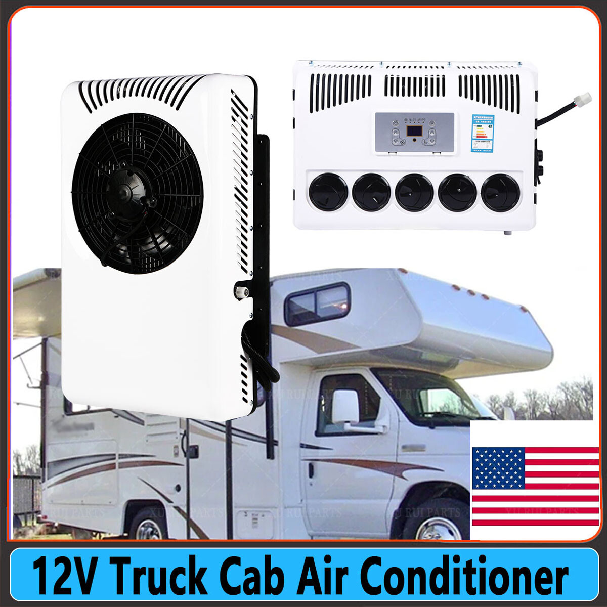 12V 10000 BTU Split AC for Trucks RVs Buses Caravans-image