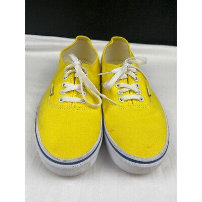 Vans Lowtop Skate Shoes Unisex Yellow Size 8.5m 10.5w SKU 4173