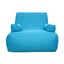 NEW-OVE-Decors-Miami-Blue-Lounge-Inflatable-Pool-Float thumbnail 2