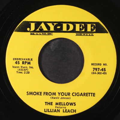 MELLOWS: smoke from your cigarette / pretty baby, what's your name JAY-DEE 7''