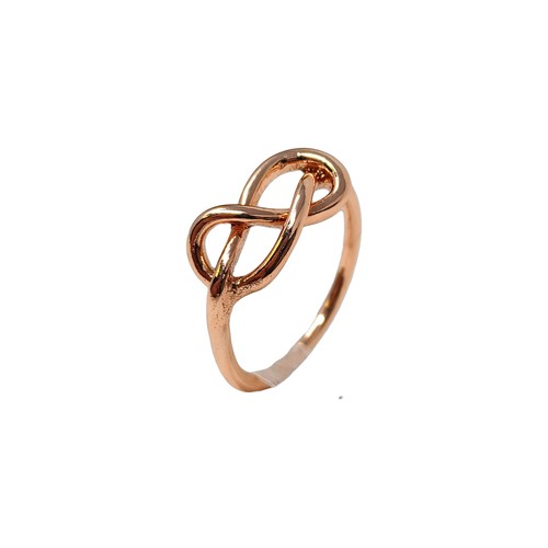 Anillo de eternidad con nudo de amor infinito para mujeres niñas acero inoxidable - Imagen 6 de 7