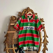 Vintage Warrington Wolves Rugby Home Shirt Sz XL Jersey