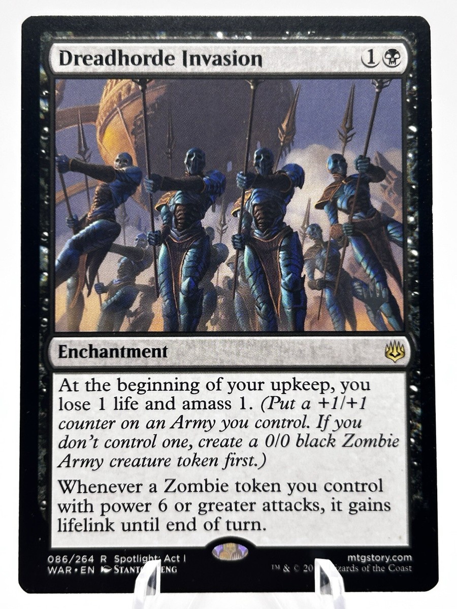 Dreadhorde Invasion 086/264 War of the Spark Promo Pack Stamped