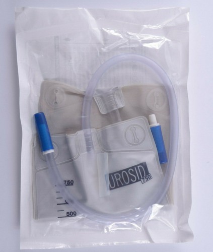 Beinbeutel Urinbeutel Urinbeinbeutel 5 St. 750ml 50cm Steril hochklappbar Ventil - Bild 2 von 3