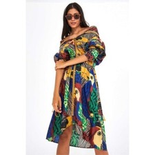 Farm Rio Gouache Parka Dress