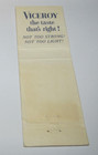 Matches Matchbook Cover Viceroy Cigarettes Tobacco — photo 3