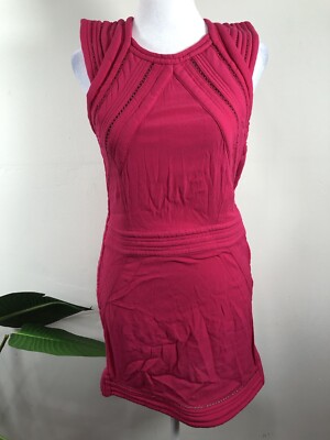 IRO Pink Criss Cross Cutout Back Sleeveless Mini Dress IRO 0 | eBay IRO Pink Criss Cross Cutout Back Sleeveless Mini Dress IRO 0 | eBay