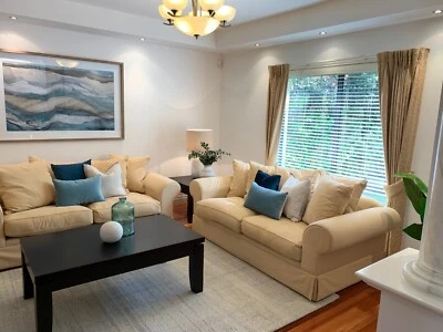 Couch Sofa Cream Yellow No Stains Freedom Sofas Gumtree