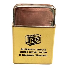 Vintage GEM Lighter Flip Top Delco Auto Parts Collectable Made In USA