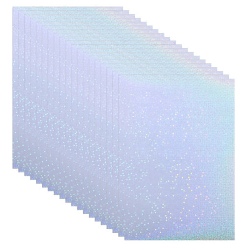 20Sheets A5 Self-adhesive Holographic Sticker Paper, Star - Picture 1 of 5