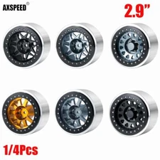 AXSPEED 2.9" Beadlock Wheel Hub Rim for 1/6 RC Axial SCX6 AXI05000 JLU Wrangler