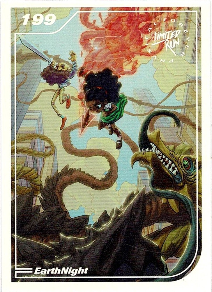 EarthNight Limited Run Silver Trading Card #199 New No Creases or Tears
