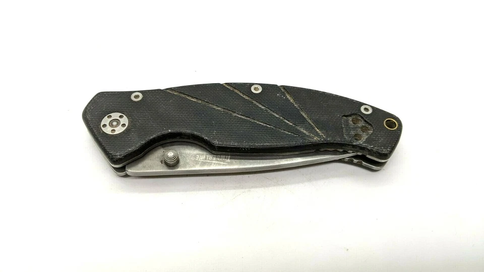 Timberline Workhorse #4301 Folding Pocket Knife Combo Edge Liner Lock Black G10 - Image 3 of 3