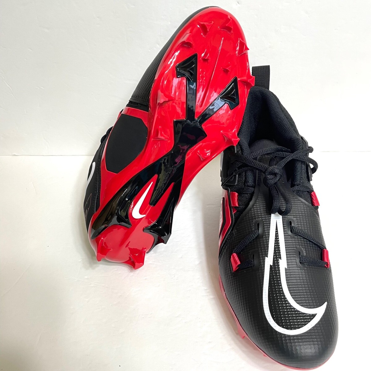 Nike Alpha Menace Pro 3 Red/Black Football Cleats Size 9.5 Amazon.com | Nike Men main image 2