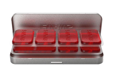 Evans EQ Pods Gel Dämpfer für Batterie Damping 7 Stück Metallgehäuse USA