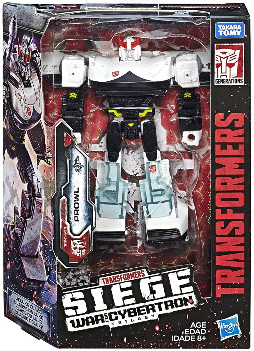 Transformers ~ PROWL ACTION FIGURE ~ Deluxe Class ~ Siege