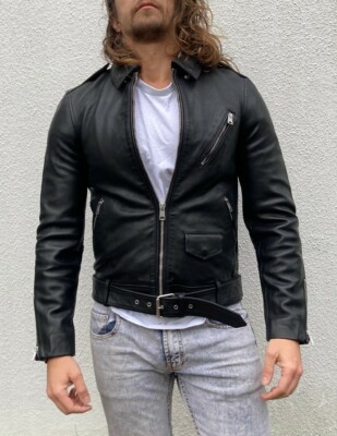 ジャケット・アウター SanFranciscoClothingMaker Leather Jacket The Sparks Up Inc. XS - Black - Genuine Leather - Driver San