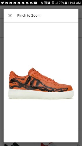 air force one orange skeleton