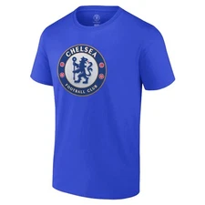 Chelsea Official Licensed Soccer T-Shirt Cotton Tee -  Royal Blue