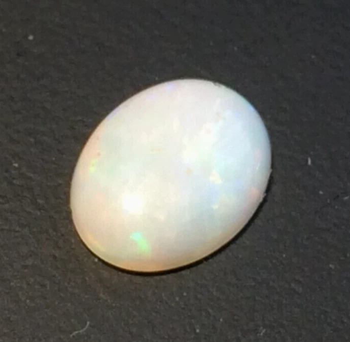 Solid Australian White Opal Soft Displays of All Colours 8 x 6 x 3 mm 0.7 ct