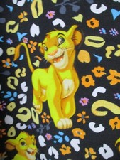Disney Lion King Scrub Top Womens 2X Baby Simba V Neck Short Sleeve