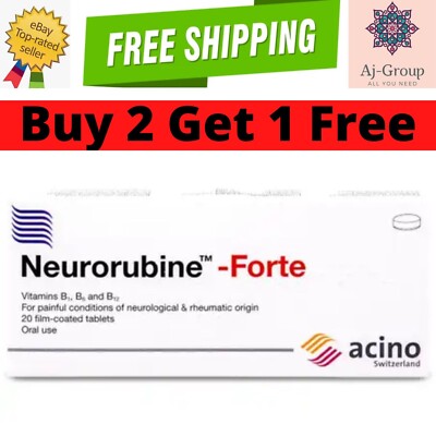 1 Pack X Neurorubine Forte With Vitamin B1, B6, B12 For Nerves  BUY 2 GET 1 FREE