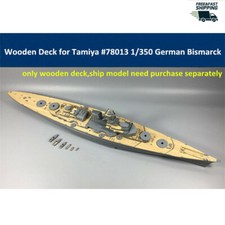 Wooden Deck for Tamiya 78013 1/350 Scale German WWII Battleship Bismarck Model