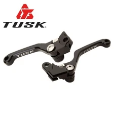 Tusk Folding Billet Clutch Brake Lever Set BLACK CRF250R CRF450R CR125R CR250R