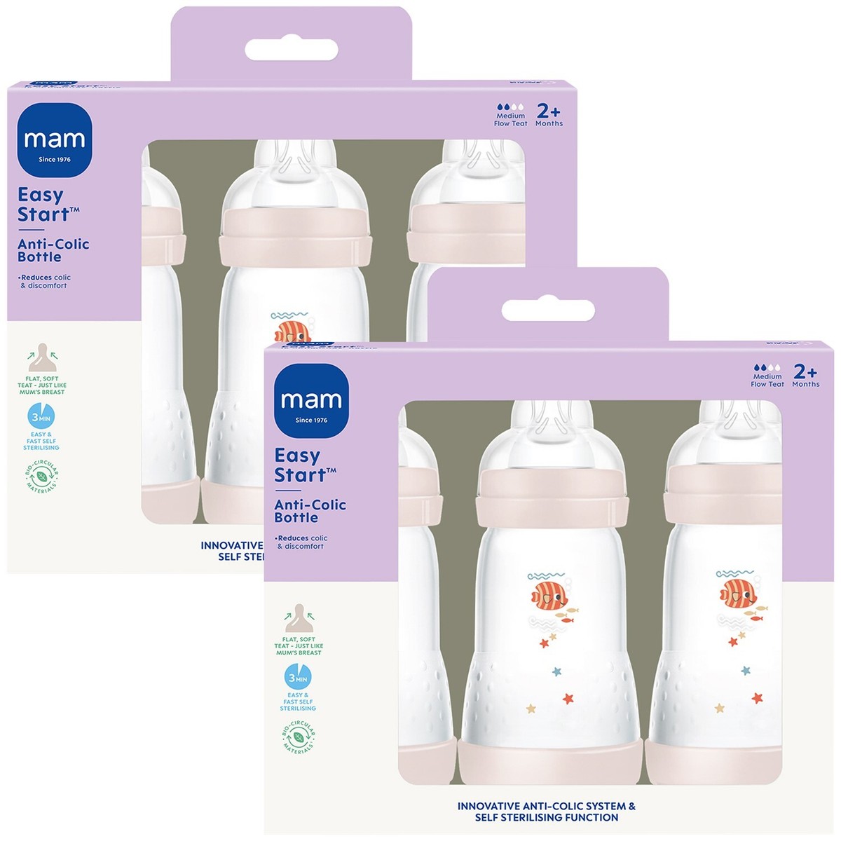 Breastflow Stage Breastflow Bottles Target Colic Bottle Set Mam
