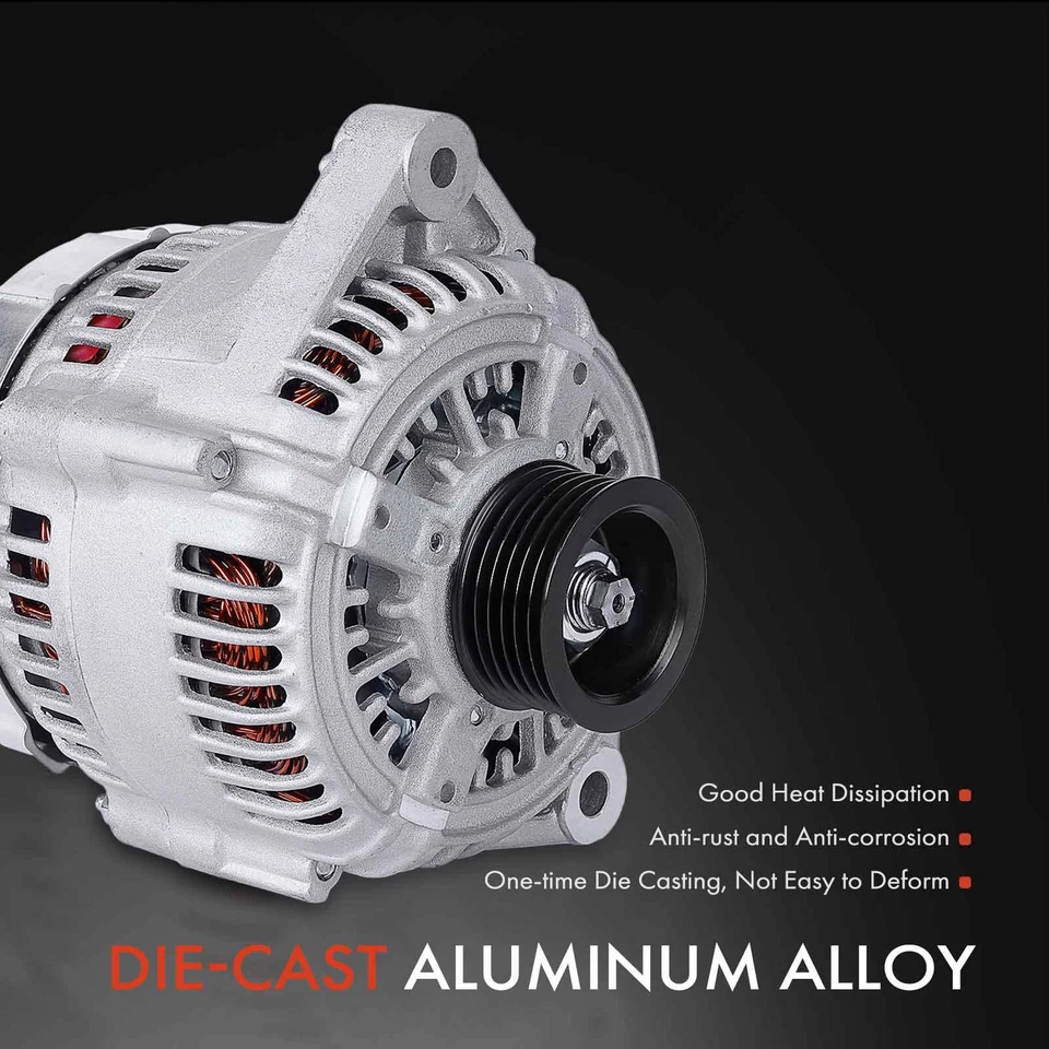 捷豹 S 型 2000 2001 2002 V8 4.0L 120 安培 12 伏 CW 6-槽发电机 — 第 4/4 张图片