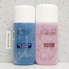 Gelish Harmony AUTÉNTICO Removedor de Uñas Artificial 4oz + Limpieza de Superficies de Uñas 4 OZ