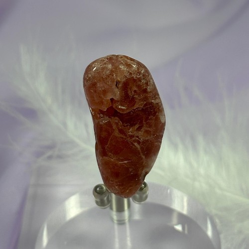 Rare Pink Amethyst crystal hand polished stone 17.3g SN44843 - Picture 2 of 4