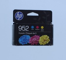 HP 952 3-Pack Cyan, Magenta, and Yellow Ink Cartridge