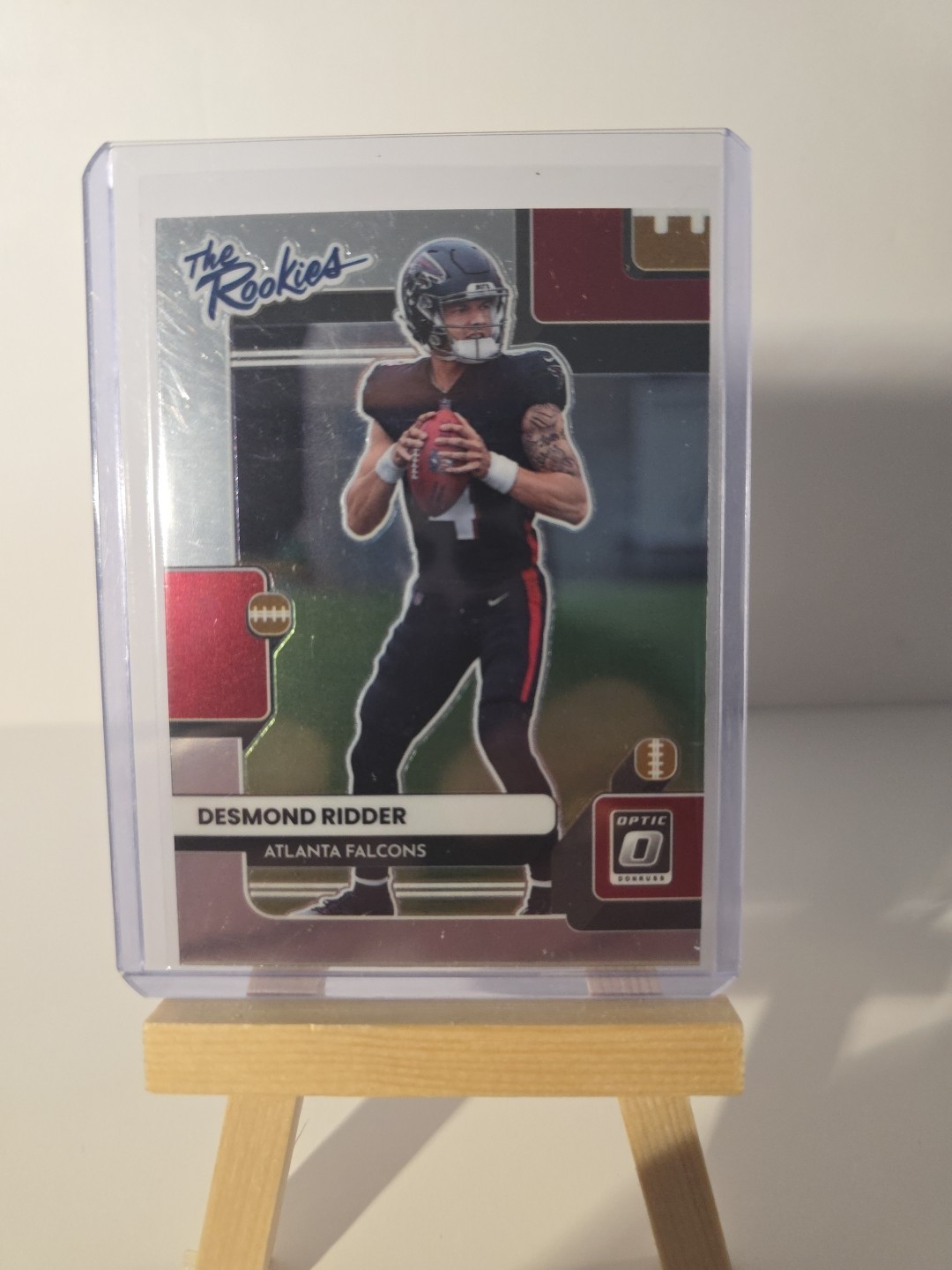 2022 Panini Donruss Optic - The Rookies Desmond Ridder #TR-3 (RC) Falcons