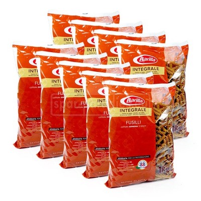 (3,67 EUR/kg) 9x 1kg Barilla Integrale Vollkorn Fusilli Nudeln Pasta Maxi-Pack