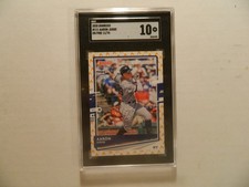 2020 Donruss On Fire Short Print Variation Card of Aaron Judge-Yankees SGC 10