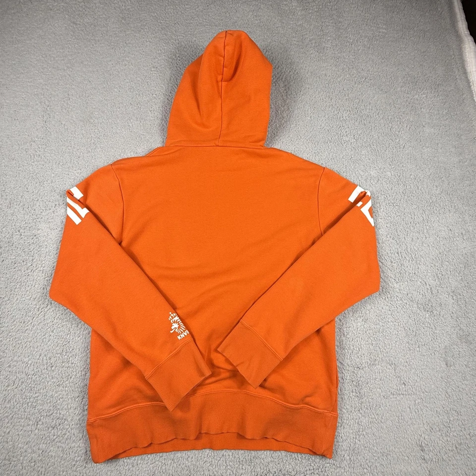 Países Bajos KNVB Sudadera con Capucha Para Hombres Mediana Naranja Nike Fútbol Sudadera Pullover Foto 2 de 4