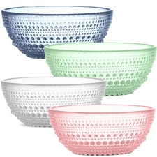 Multi-colored Glass Bowl Summer