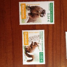 Andorra 634-635 ** MNH Marmot Year 2007