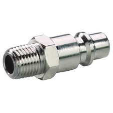 Quick Connect Hose Coupling, 1/4 in Body Size, 1/4 in Hose Fitting Size, Plug,