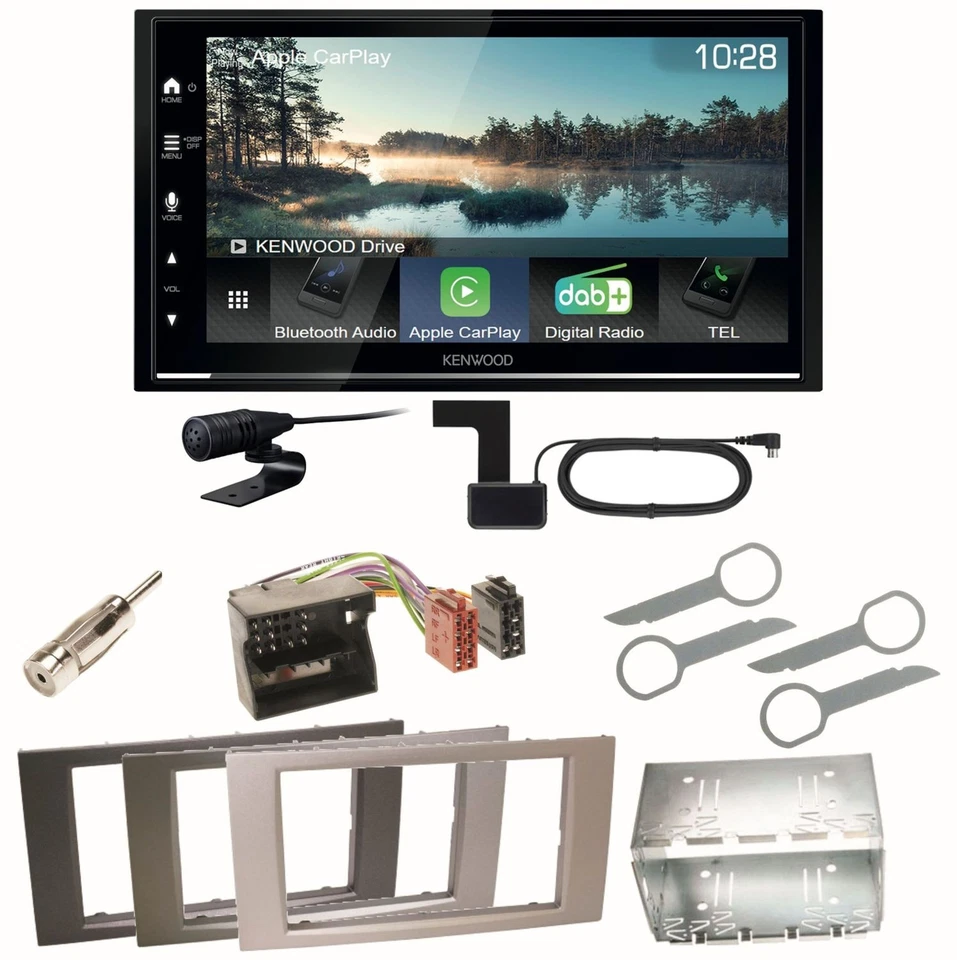 Kenwood DMX7722DABS Android Auto Einbauset für Ford Focus C-Max Fiesta Transit - Bild 1 von 1